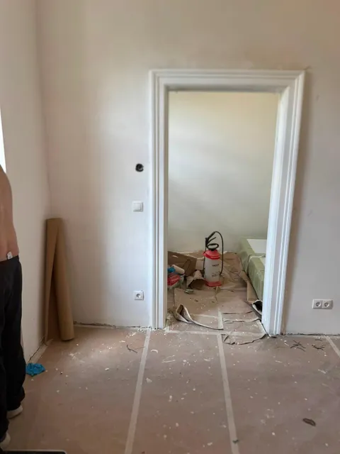 Wohnung während der Umbauarbeiten